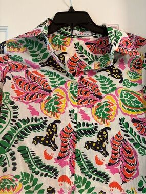 C.K. Bradley Multicolor Floral Button-Down Shirt